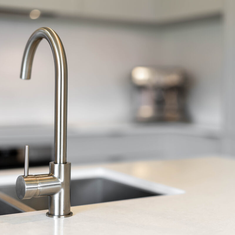 Oliveri silver mixer tap