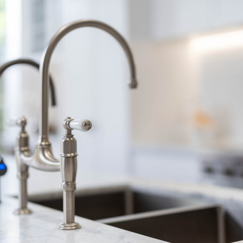 Sink and Tap and Zip tap Tradtional pull lever.