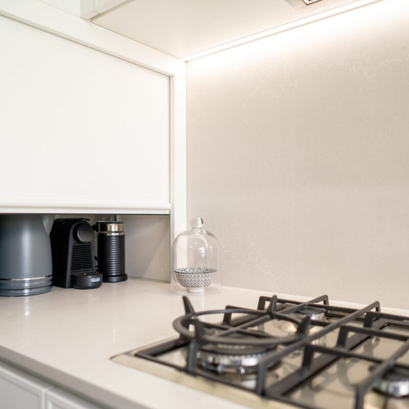 Appliance Nook and cooking space.